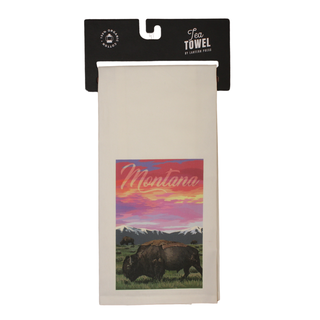 LP BISON SUNSET TOWEL