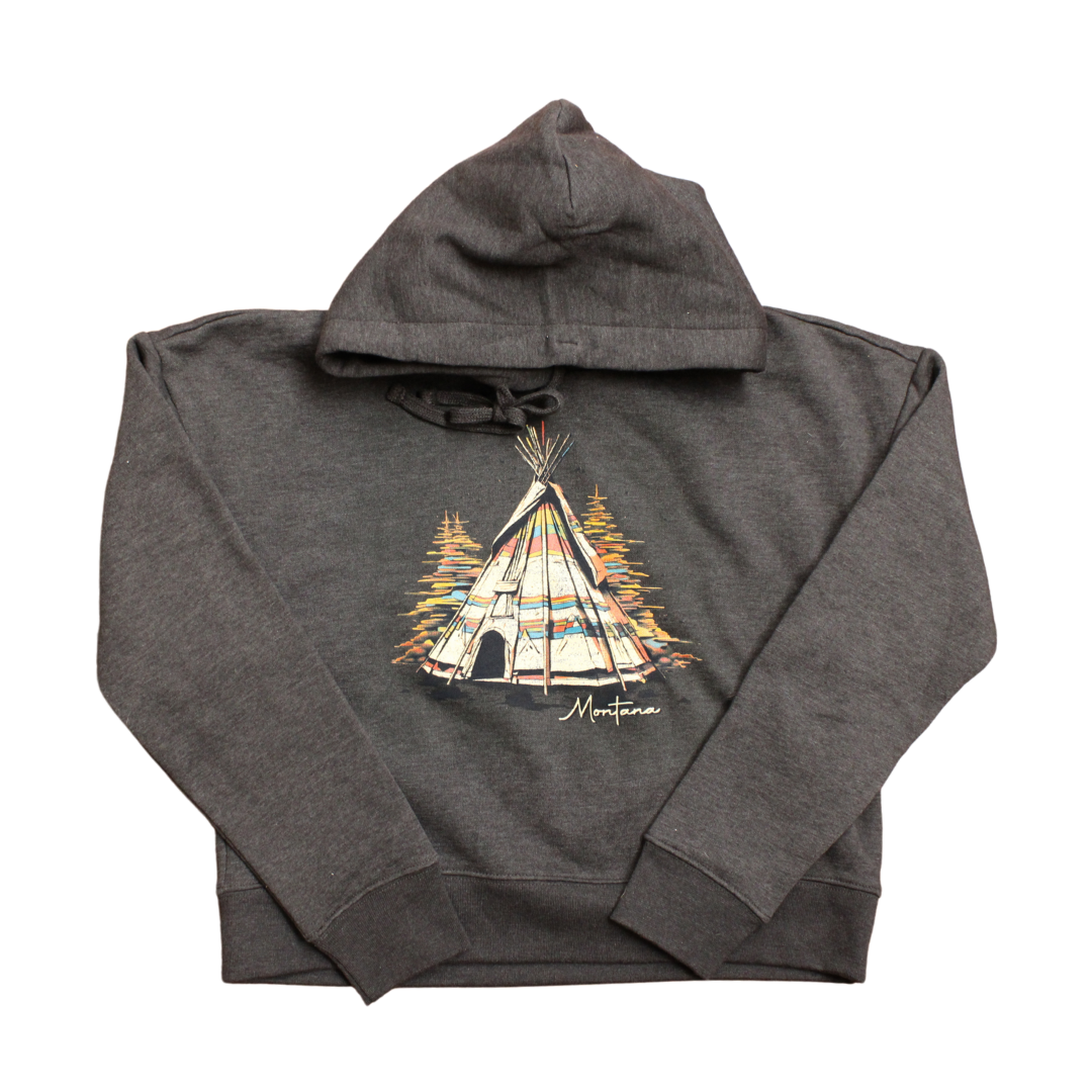TEEPEE CHAR HOODY