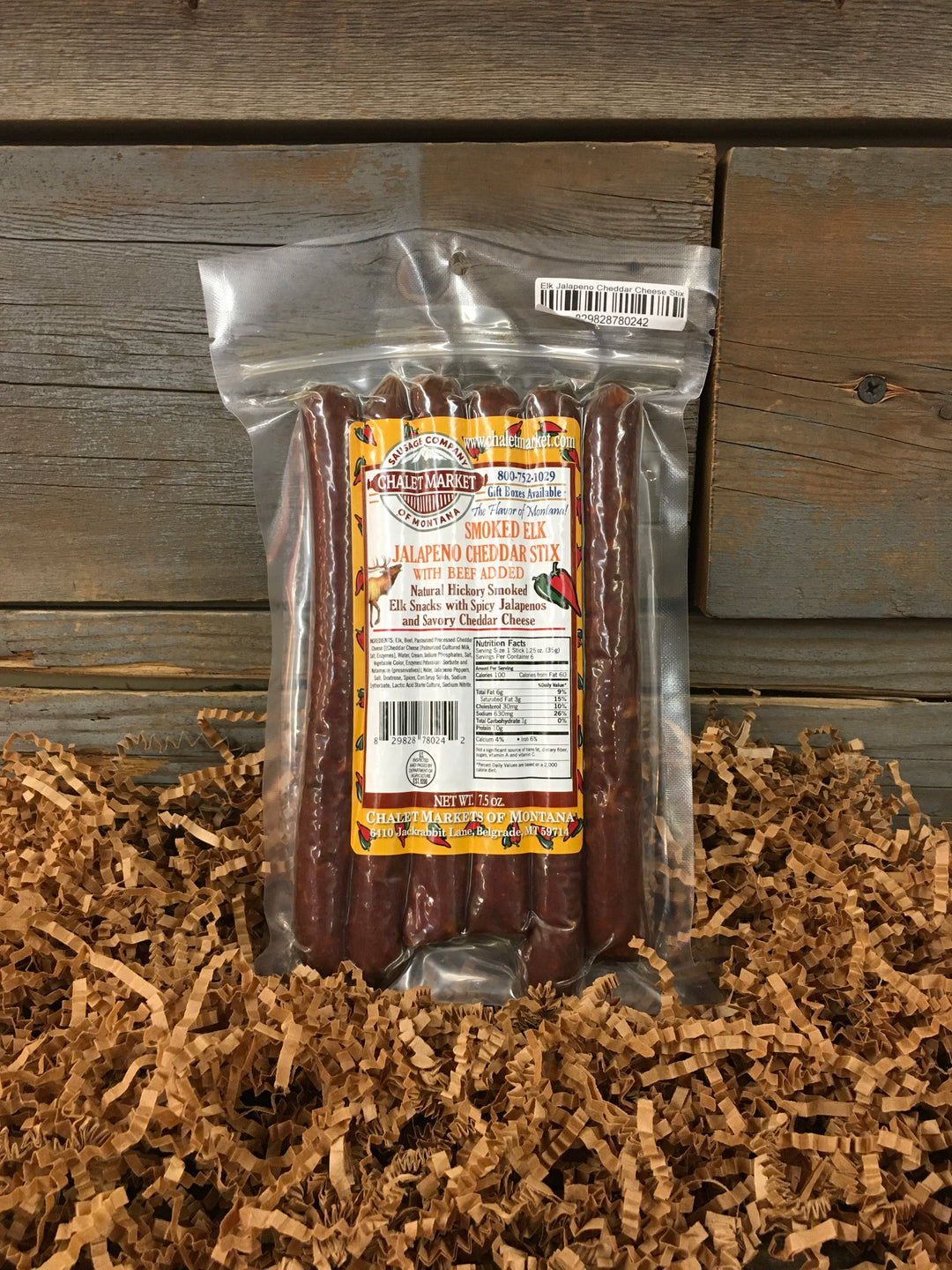 CHALET Elk Jalap Chedr Stix 6pc
