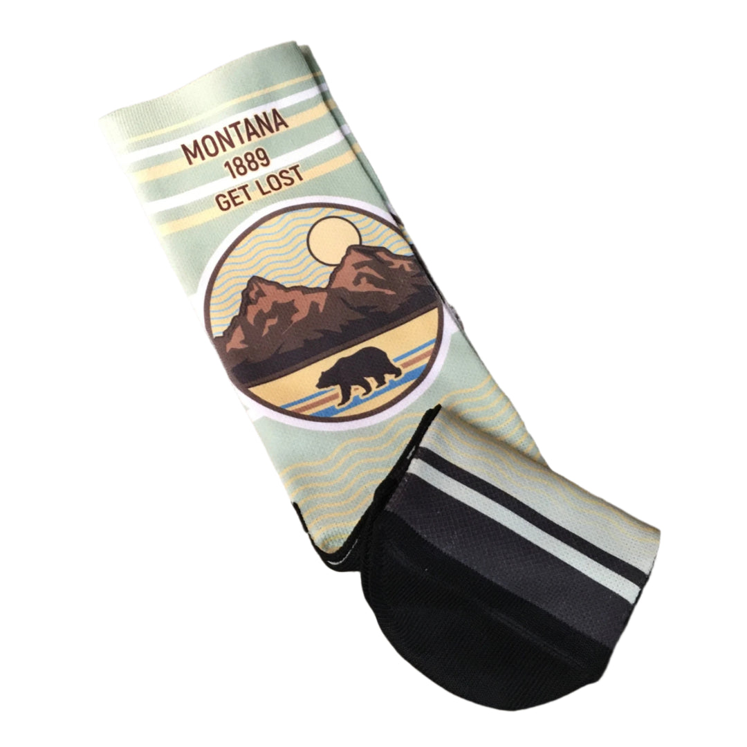 MT GET LOST BEAR SOCK