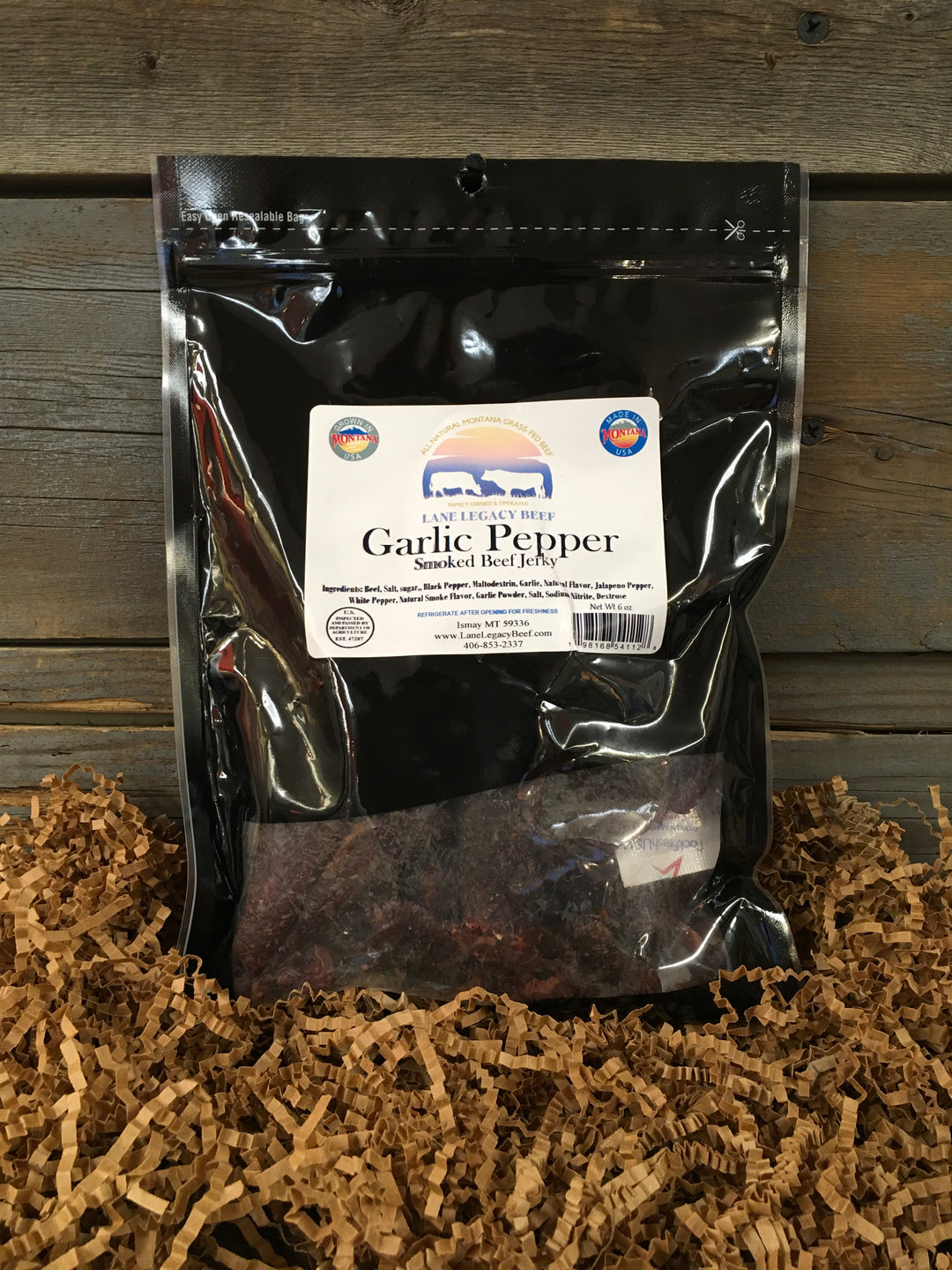 LLB GARLIC PEPPER JERKY