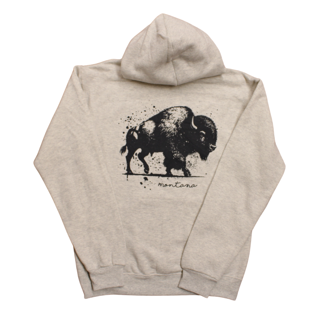 BISON PAINT NAT HOODY