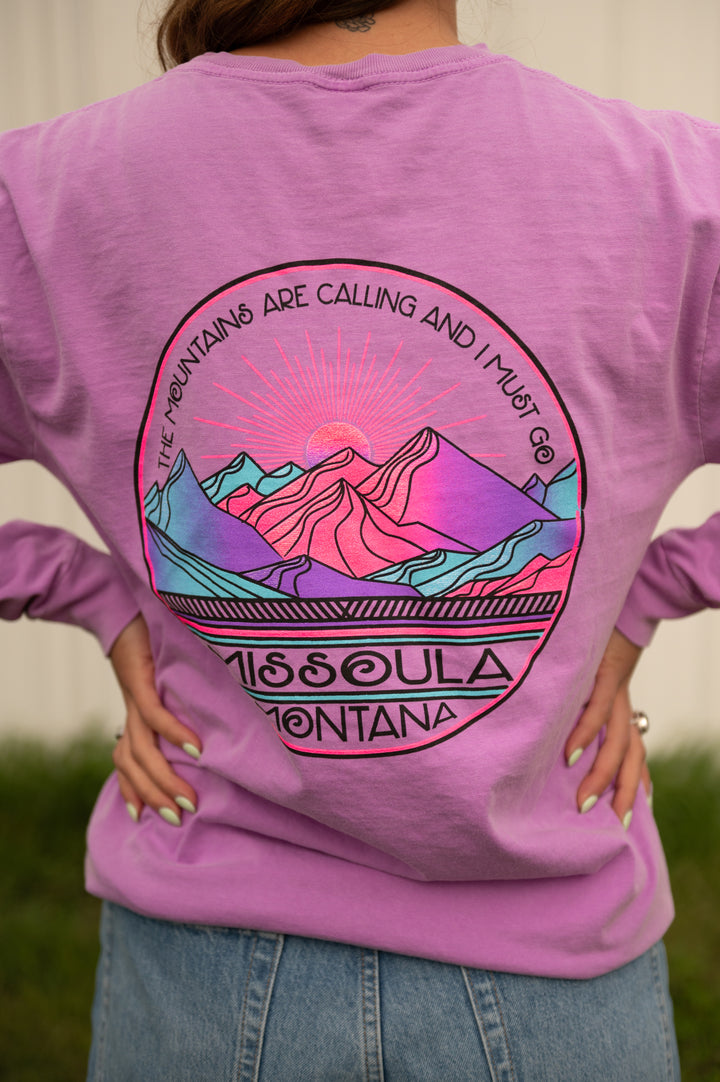 BUSY BODY MTN PURP LS