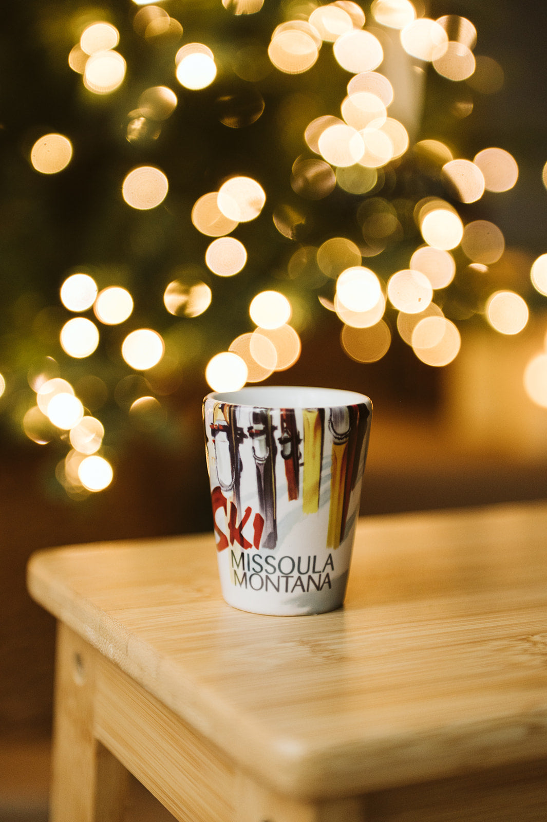 SKI COLORS SHOT GLASS