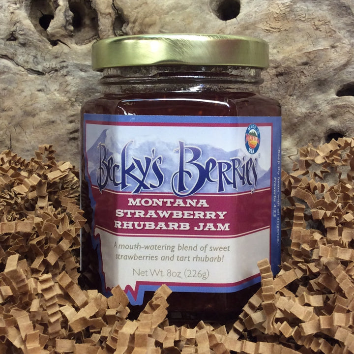 BB Strawberry Rhubarb Jam 8oz
