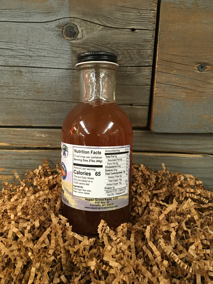 ASPEN SPICED PEAR SYRUP 12oz